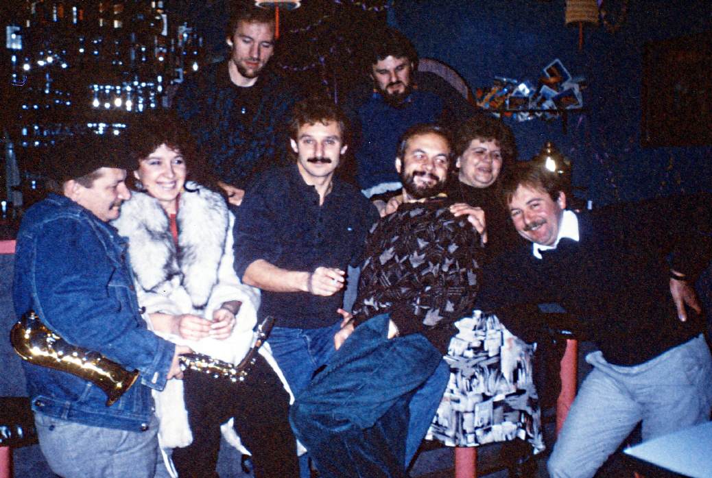 Die Mitglieder des Jazzclubs Mauthausen 1988